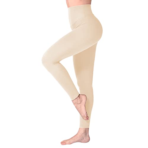 SINOPHANT Leggings Damen High Waist - Blickdicht Leggins mit Bauchkontrolle für Sport Yoga Gym