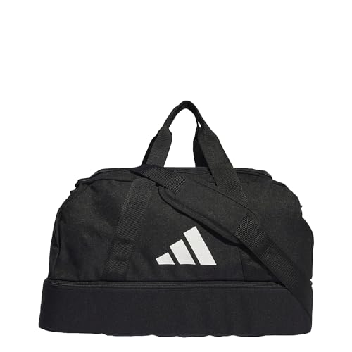 Adidas Unisex Duffel Tiro League Duffel Bag Small, Black/White, HS9743, NS