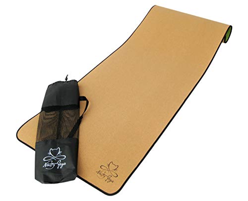 Nikitty Yoga - Yogamatte Kork - rutschfest, leicht, perfekte Mattendicke von 0,5cm - Yoga Mat Fitness Pilates Sport - #corklovers
