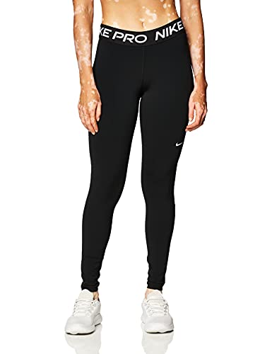 Nike Women's W Np 365 Tight, Black/White, S