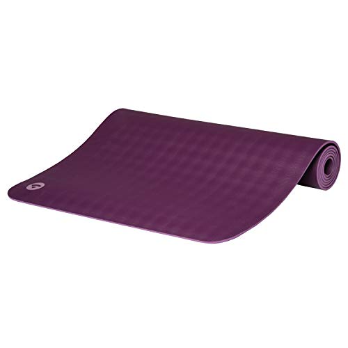 Bodhi Yogamatte ECO PRO DIAMOND | Ultra Grip | 100% Naturkautschuk | Ökologisch | Profi-Matte für Pilates & Gymnastik | Ideal für dynamisches Yoga & Hot Yoga | 185 x 60 x 0,6 cm | violett