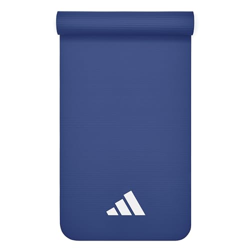 adidas Unisex-Erwachsene Fitnessmatte, Blau, 7mm