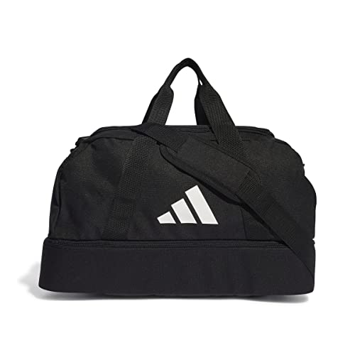 Adidas Unisex Duffel Tiro League Duffel Bag Small, Black/White, HS9743, NS