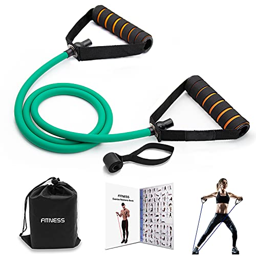 YUANMIU Fitnessbänder Professional Tube Gymnastikbänder mit Türanker, Hochwertige Materialien Mit...